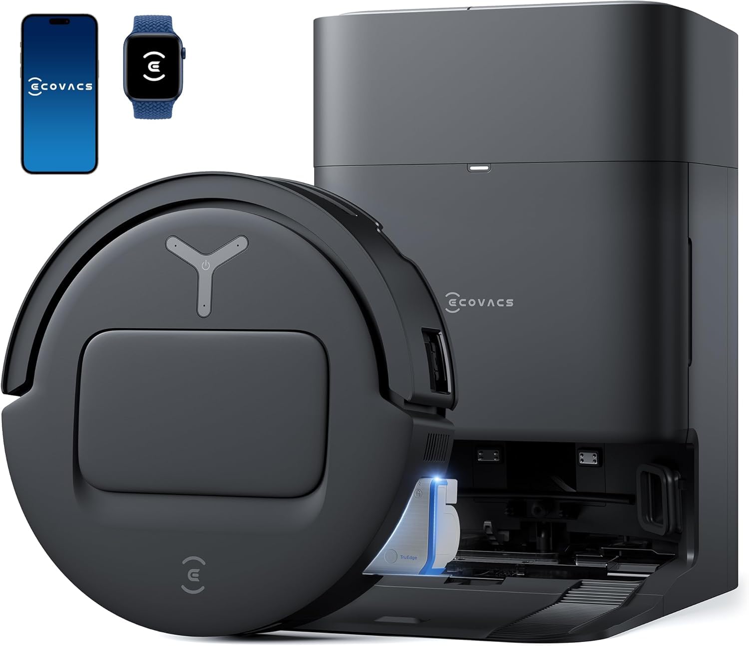 Ecovacs DEEBOT T80 Omni 2-in-1 Robot Vacuum &amp; Mop | 18000 Pa Suction, AI ReMop 2.0, Self-Emptying &amp; Hot Air Drying | Mahajan Electronics Delhi NCR