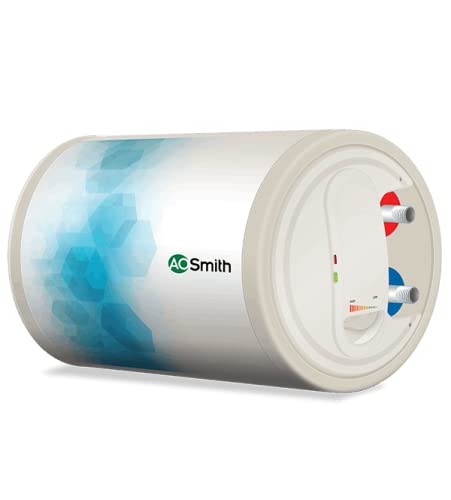 AO Smith Elegance Slim Horizontal water heater Geysers White (25 L) - Mahajan Electronics Online