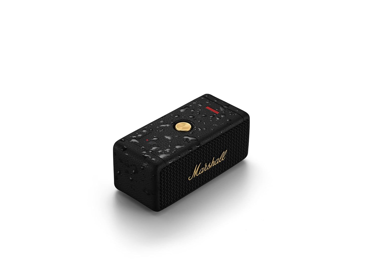 Marshall Emberton II 20 W Wireless Bluetooth Portable Outdoor Speaker (Black & Brass) - Mahajan Electronics Online