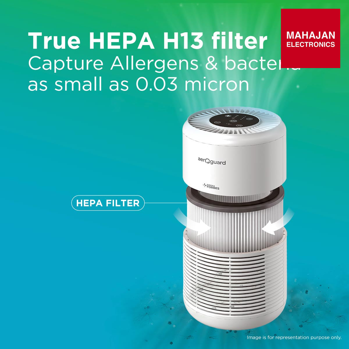 Eureka Forbes Aeroguard AP 275 Air Purifier True HEPA H13 – Mahajan Electronics Online.