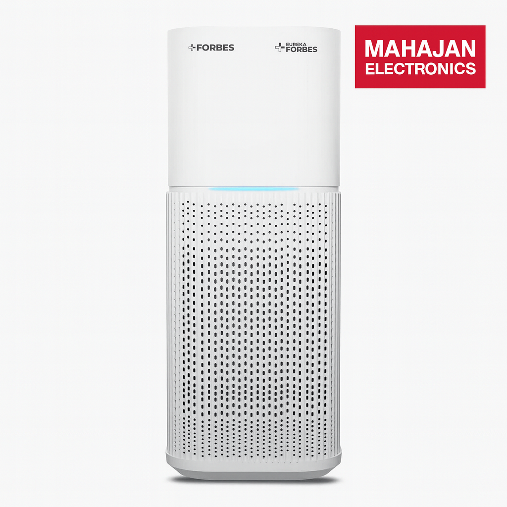Eureka Forbes Smart Air Purifier 355 Smart | Covers upto 480 Sq. Ft. | Removes 99.97% Impurities in 10-Mins | True Hepa H13 | WiFi Enabled | 4-Stage Filtration | Plasma Positive+Negative Ion | Surround 360° Mahajan Electronics Online