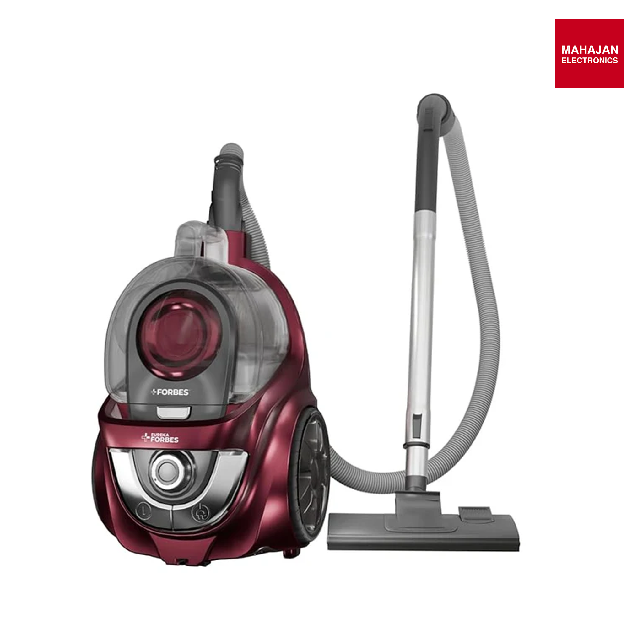 Eureka Forbes Tornado Vacuum Cleaner | Powerful 24 kPa Suction | Metal Telescopic Tube | Cyclonic Technology | 2.5 L Bagless Tank | Compact & Easy to Use |HEPA Filter | Vario Power | Auto cord winding ( GFCDFCNPRS240 )-Online Mahajan Electronics