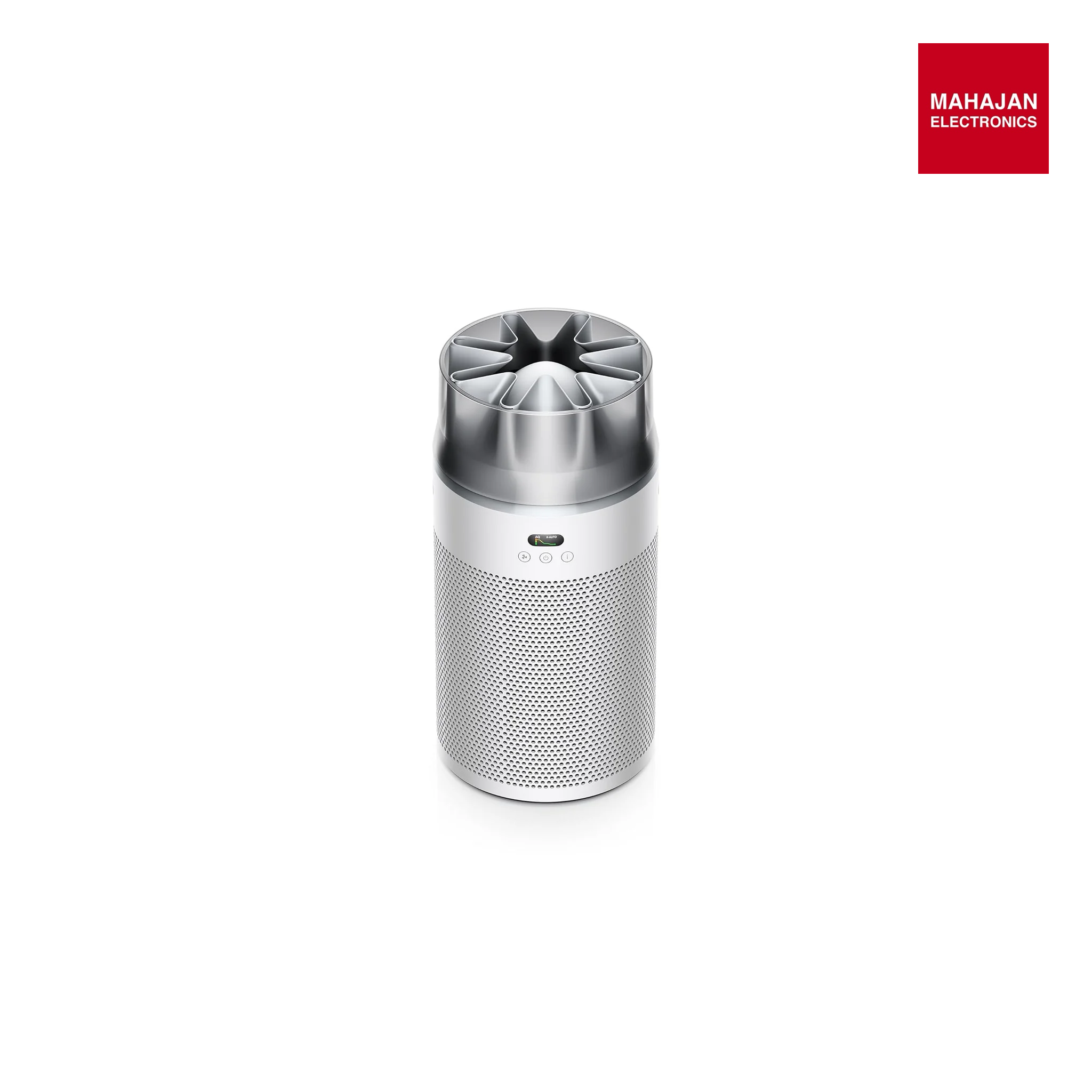 Dyson Hushjet Purifier Compact-HJ10 | Removes 99.97% of pollutants as small as PM 0.3 | Upto 5 Yr Electrostatic filter life | Max coverage upto 1076 sq.ft. | 2 Yr Warranty (White/Silver) mahajan electronics online