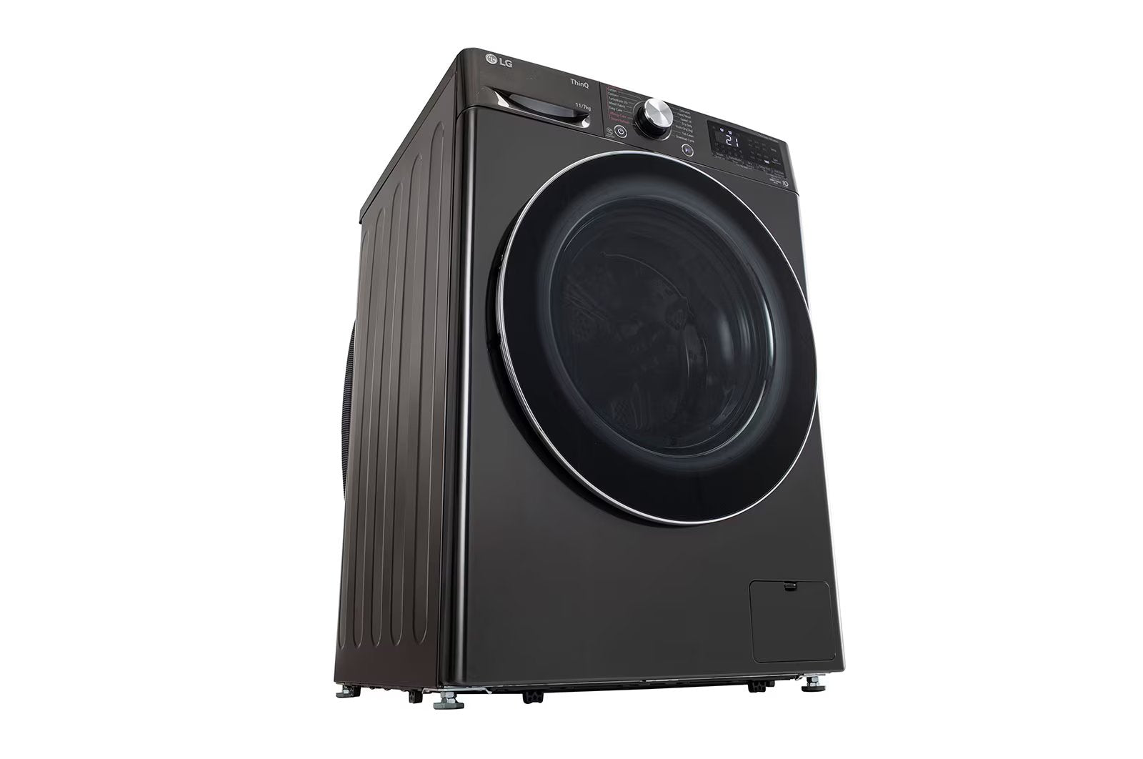 LG FHD1107STB 11/7 Kg, Front Load Washer Dryer with AI Direct Drive™ Technology , Color: Black VCM - Mahajan Electronics Online