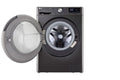 LG 11 Kg FHP1411Z9B 5 Star Inverter Wi-Fi Fully-Automatic Front Load Washing Machine with In-Built Heater (FHP1411Z9B, Black VCM, AI DD Technology, 1400 RPM & Steam+) - Mahajan Electronics Online
