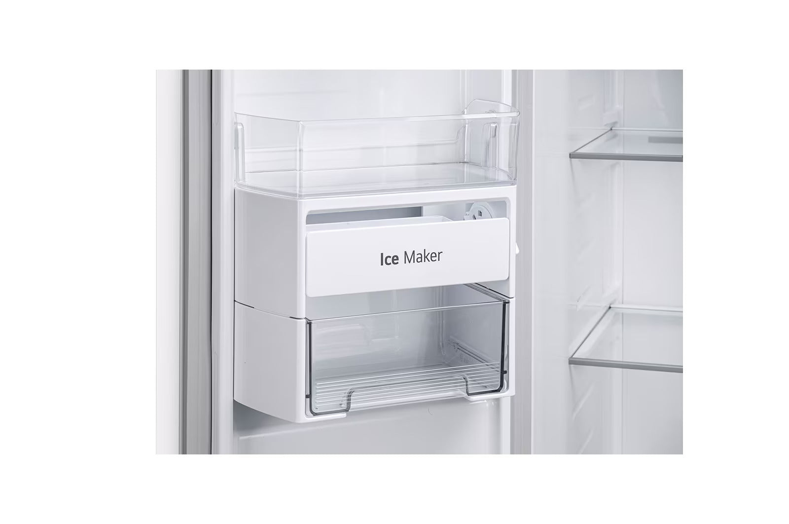 LG 650 Ltr, GL-B257DLW3 Convertible Side by Side Refrigerator with Premium Glass Door, Smart Inverter Compressor, Hygiene Fresh+™, DoorCooling+™, Smart Diagnosis™, Linen White Finish - Mahajan Electronics Online