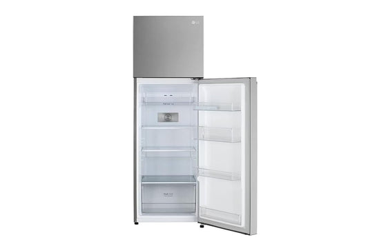 LG 272 Litres 2 Star Frost-Free Double Door Refrigerator (Shiny Steel, GL-S312SPZY) - Mahajan Electronics Online