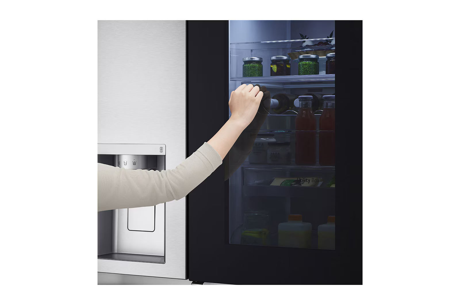 LG GL-X257ABSX 635L InstaView Door-in-Door™ Side-by-Side Refrigerator Mahajan Electronics Online