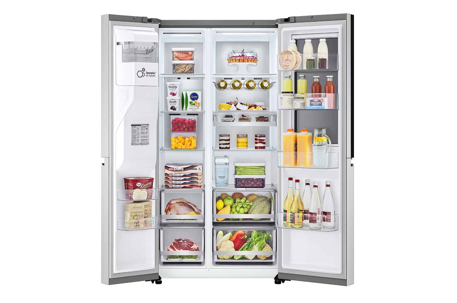 LG GL-X257ABSX 635L InstaView Door-in-Door™ Side-by-Side Refrigerator Mahajan Electronics Online