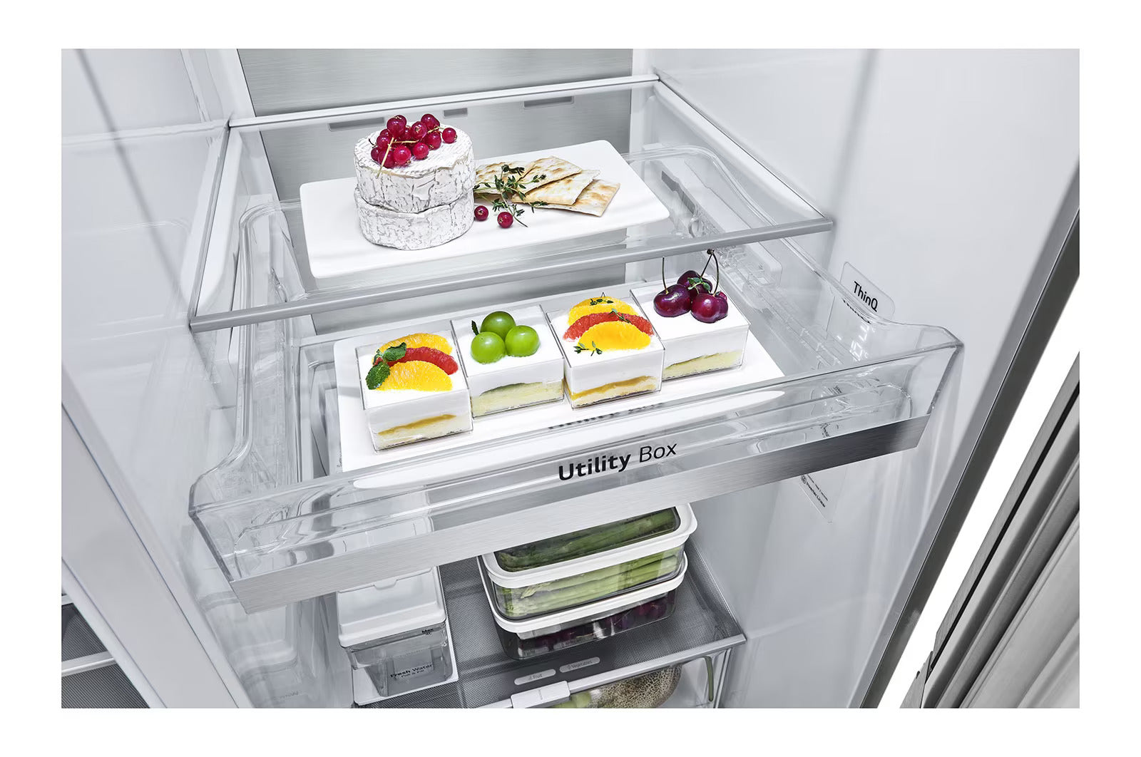 LG GL-X257ABSX 635L InstaView Door-in-Door™ Side-by-Side Refrigerator Mahajan Electronics Online