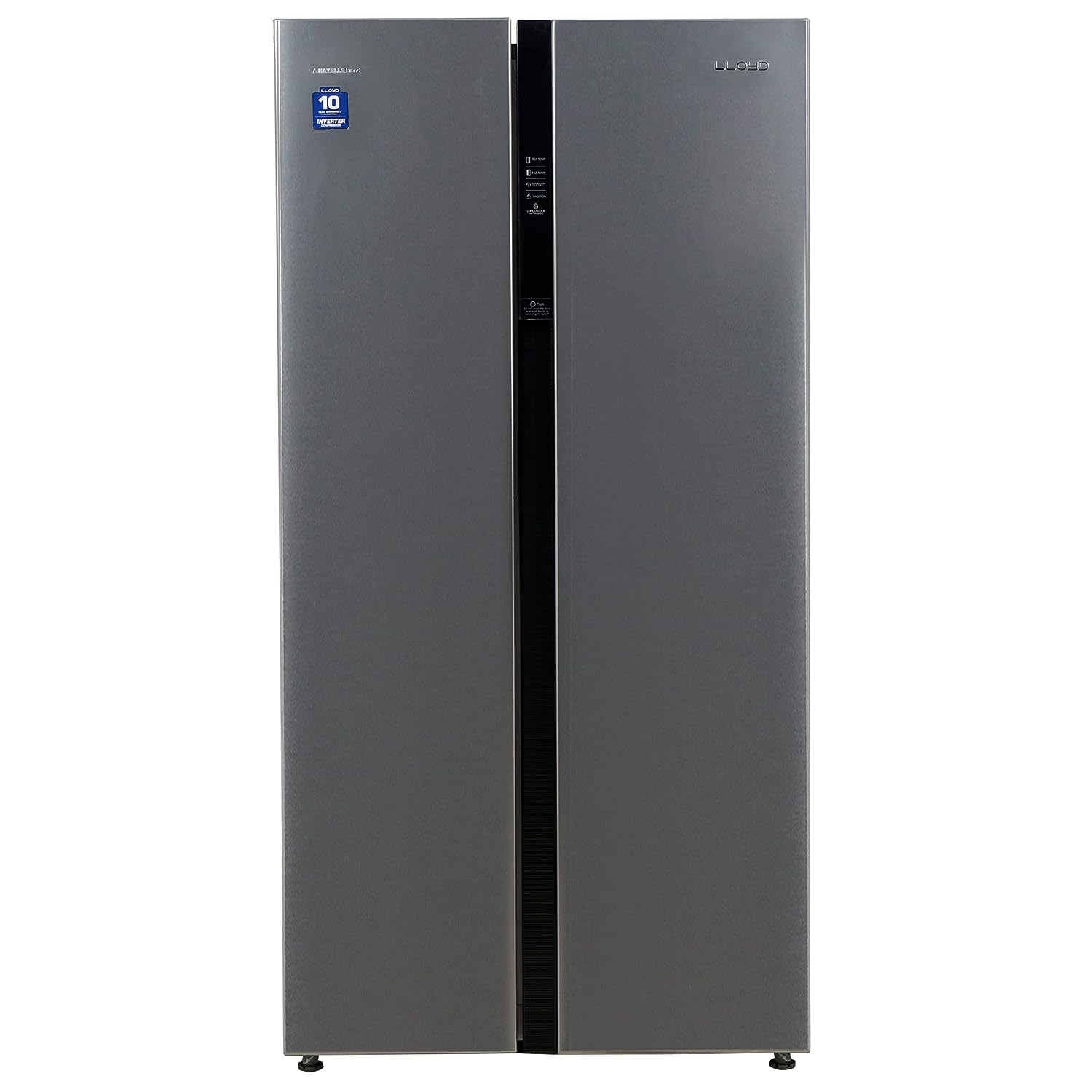 LLYOD 587 L 5 Star Frost Free Side By Side Refrigerator (GLSF590DSST1GB Stainless Steel) - Mahajan Electronics Online