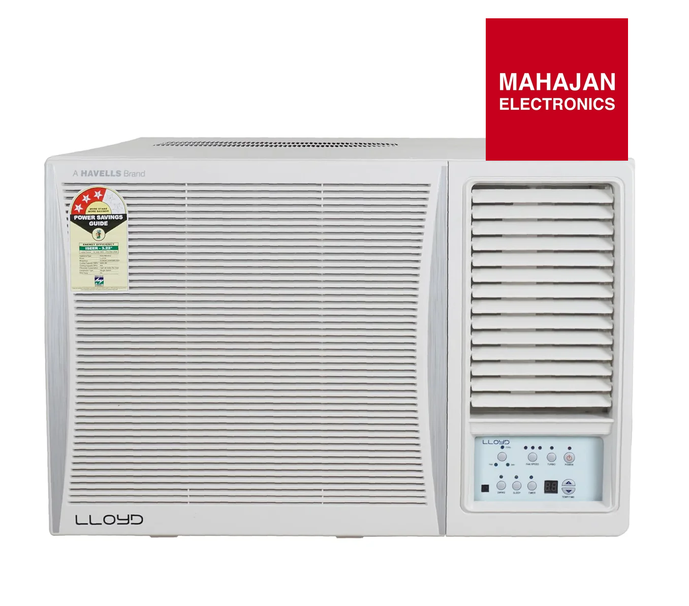 Lloyd GLW24C3YWSEA 2 Ton 3 Star Window AC (Copper, 2025 Model) – Powerful Cooling for Large Rooms | Buy at Mahajan Electronics