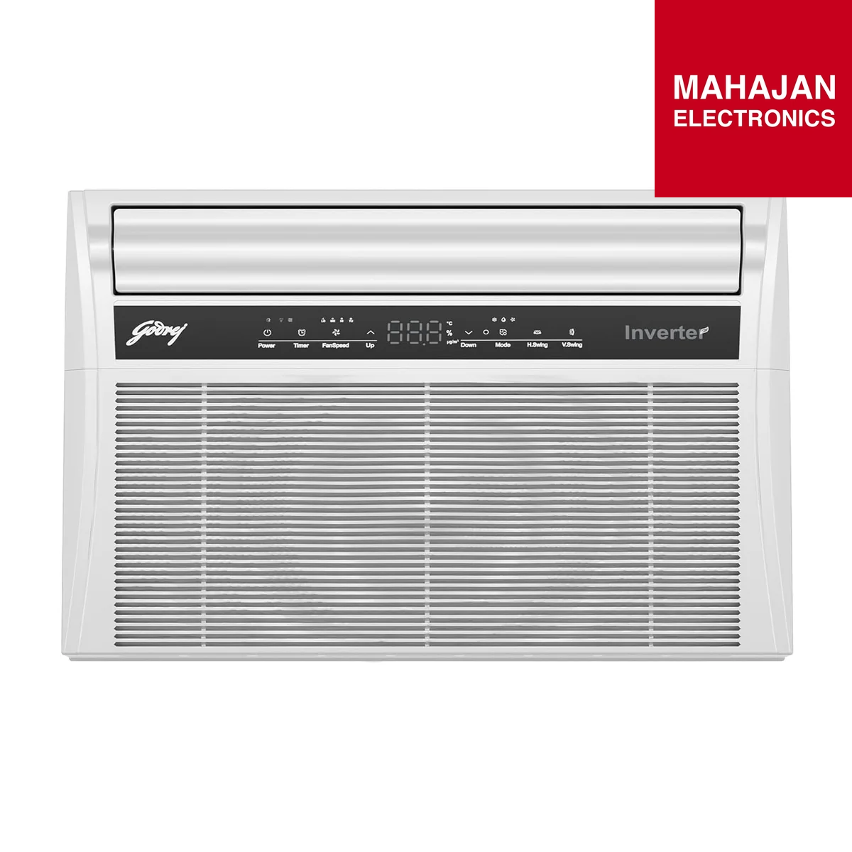 Godrej WIC 18XTC5 WYA 1.5 Ton 5 Star Inverter Window AC – 5-in-1 Convertible Cooling, Copper Condenser, Pure Air Filter, Hidden Display | 2025 Model | Made in India | Buy Online at Best Price | Mahajan Electronics