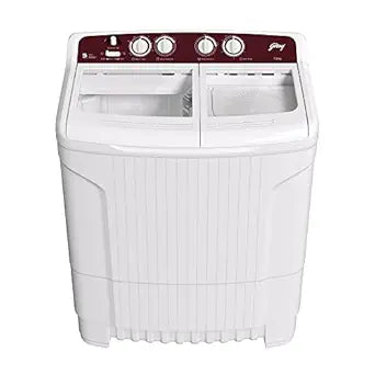 Godrej WS EDGE CLS+ 72 TN3 M WNRD 7.2 Kg Semi-Automatic Top Loading Washing Machine Appliance ( Wine Red ) (TOUHENED GLASS)-Online Mahajan Electronics