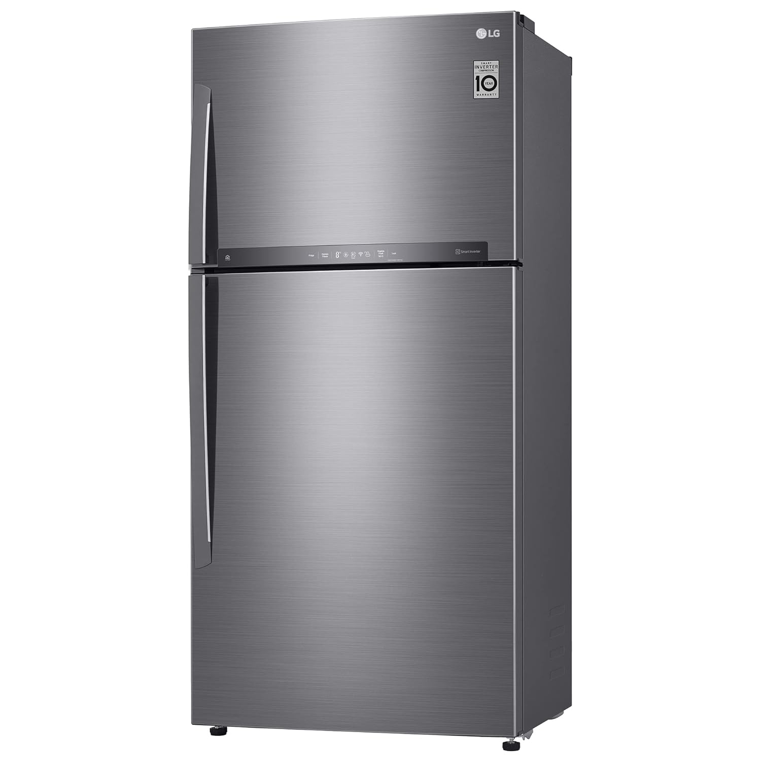 LG 592 L 1 Star Frost Free Inverter Wi-Fi Double Door Refrigerator (2023 Model, GR-H812HLHM, Platinum Silver3, With Hygiene Fresh+ & Door Cooling+) - Mahajan Electronics Online