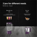 Philips Juicer Mixer Grinder HL7567/01 500 Watt with 2 Jars- 1 Blend & Carry Jar & 1 SS Multipurpose Jar (Aubergine/Purple) - Mahajan Electronics Online