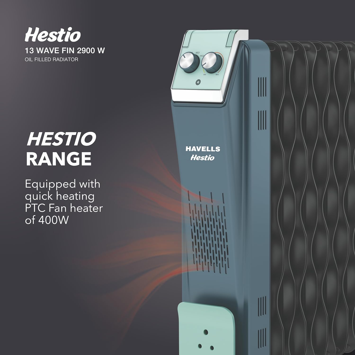 Havells Hestio 09 Wave Fin - Mahajan Electronics online