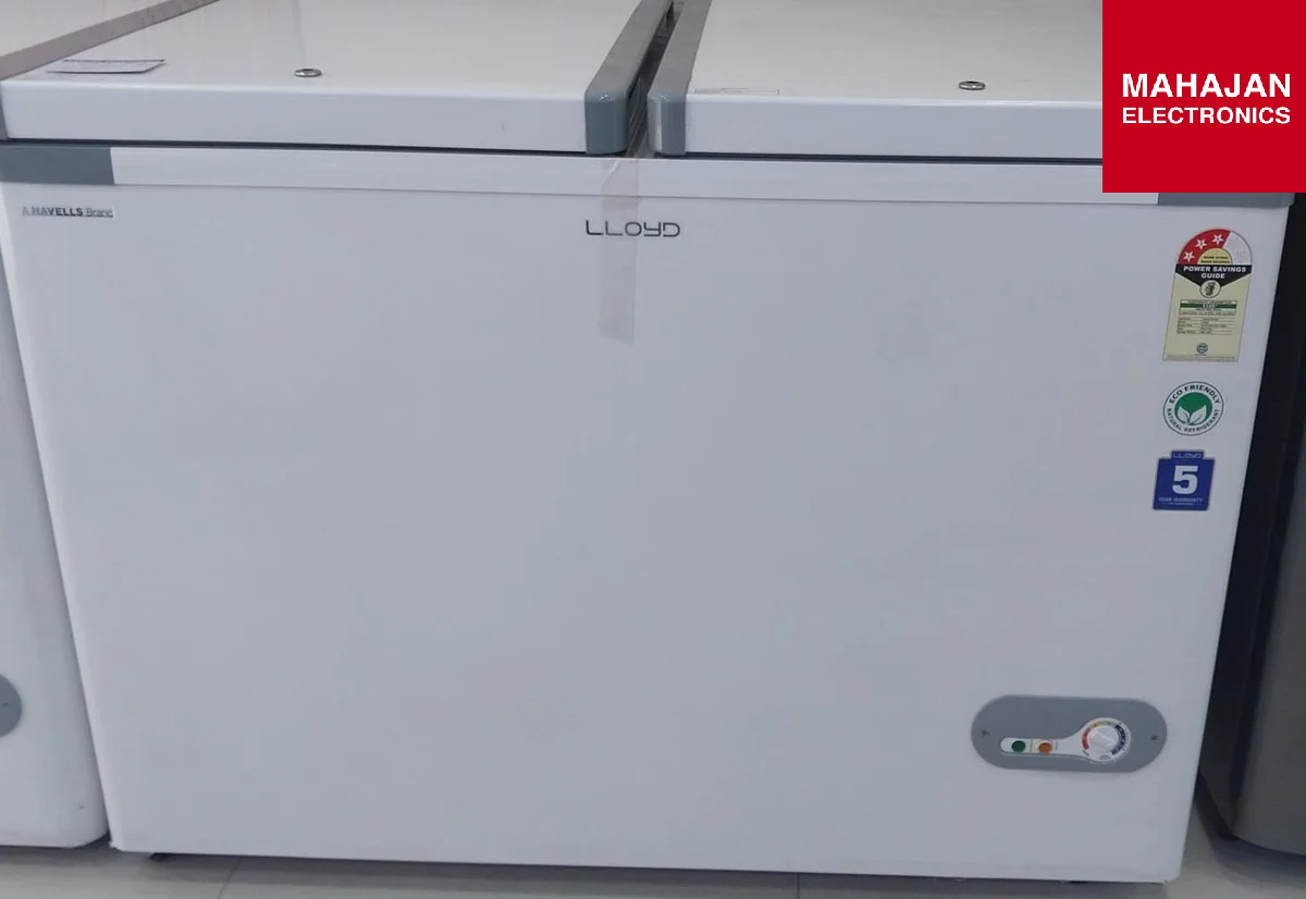 Havells Lloyd GLHT333CDV 300 Litre 3 Star Convertible Deep Freezer – White | Heavy-Duty Double Door Freezer for Home &amp; Commercial Use