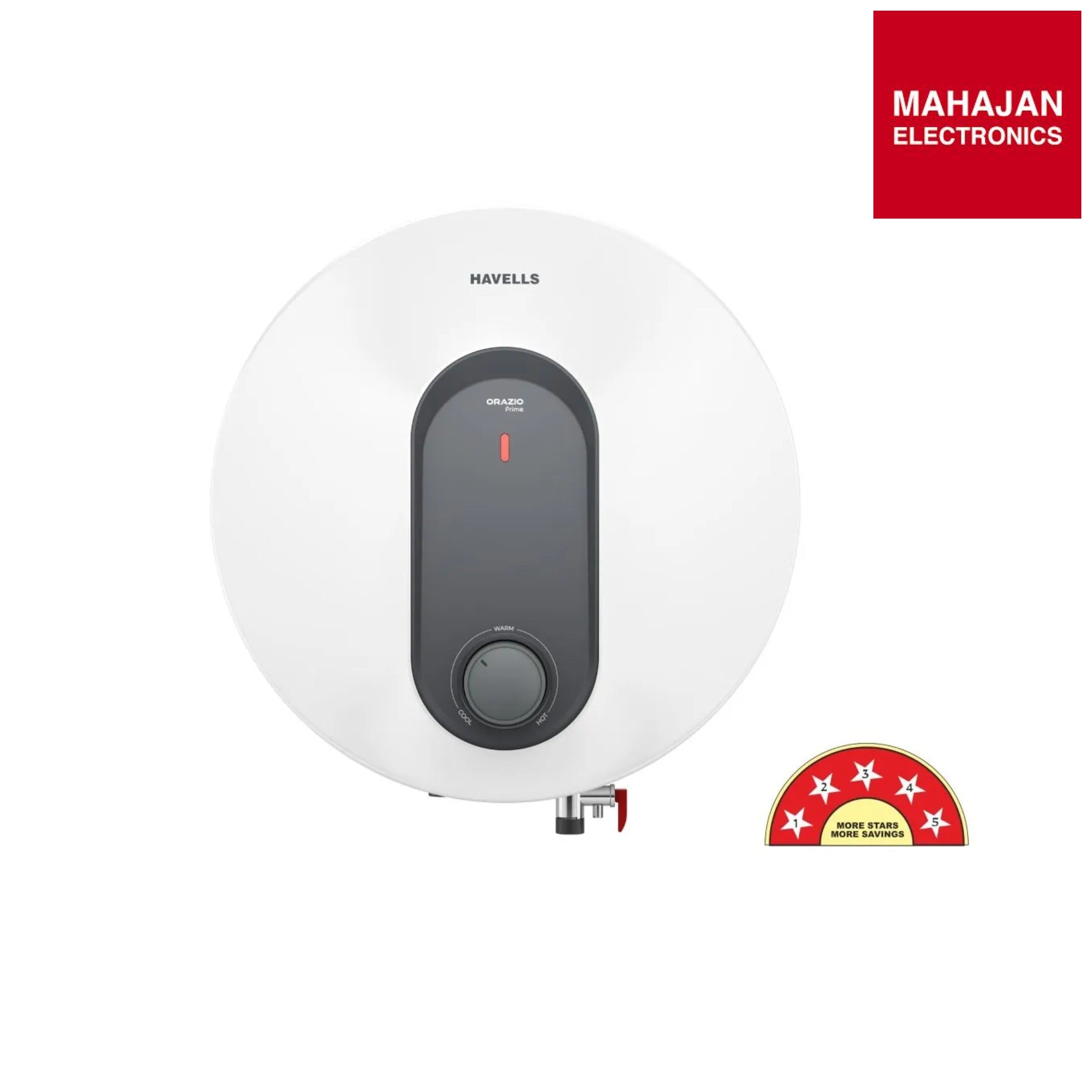 Havells Orazio Prime 25LITER Storage Water Heater (Geyser) GHWVRZUMDW25- Online Mahajan Electronics