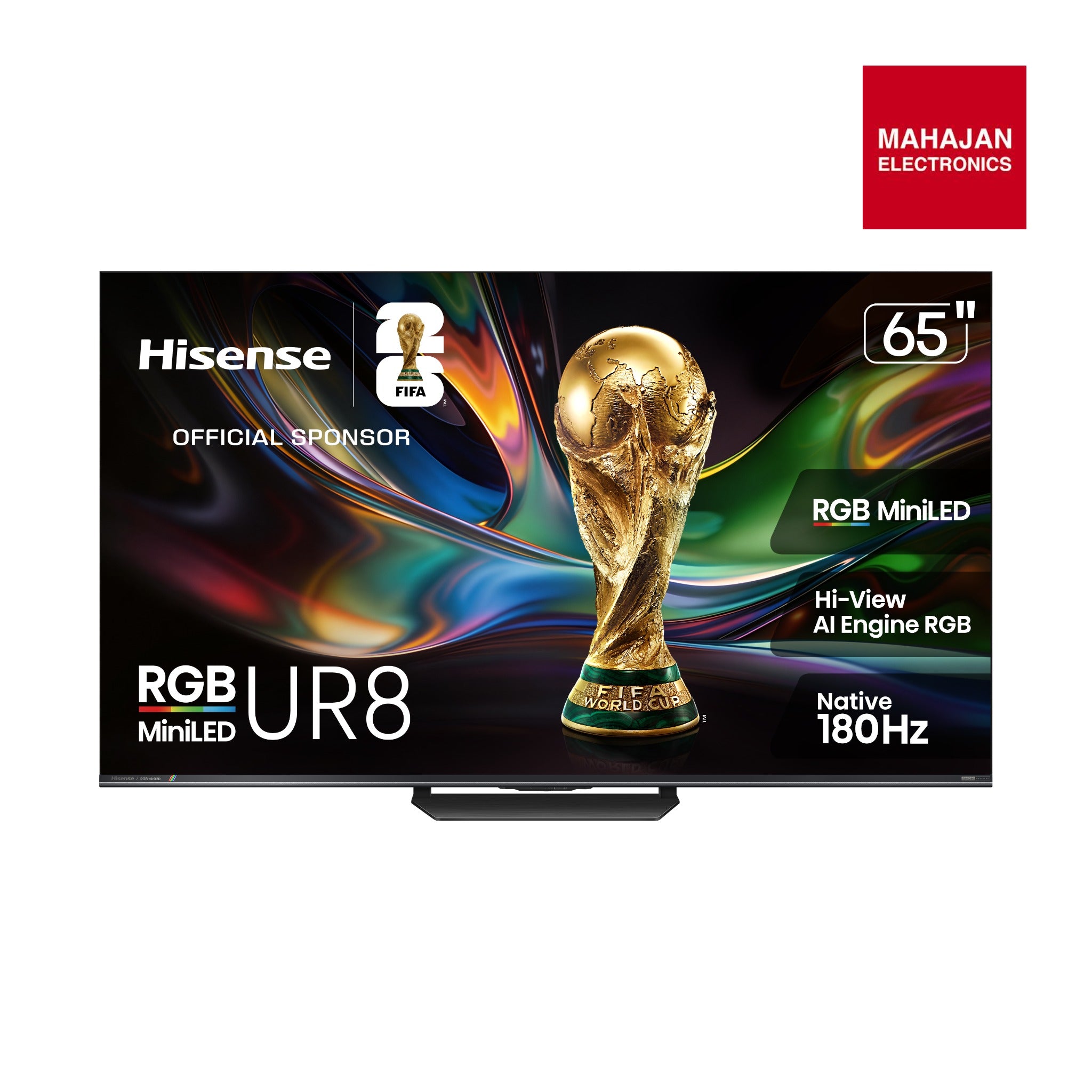 Hisense 65UR8S 65 Inch UR8 Series RGB Mini LED 4K Google TV (2026 Model)-Online Mahajan Electronics
