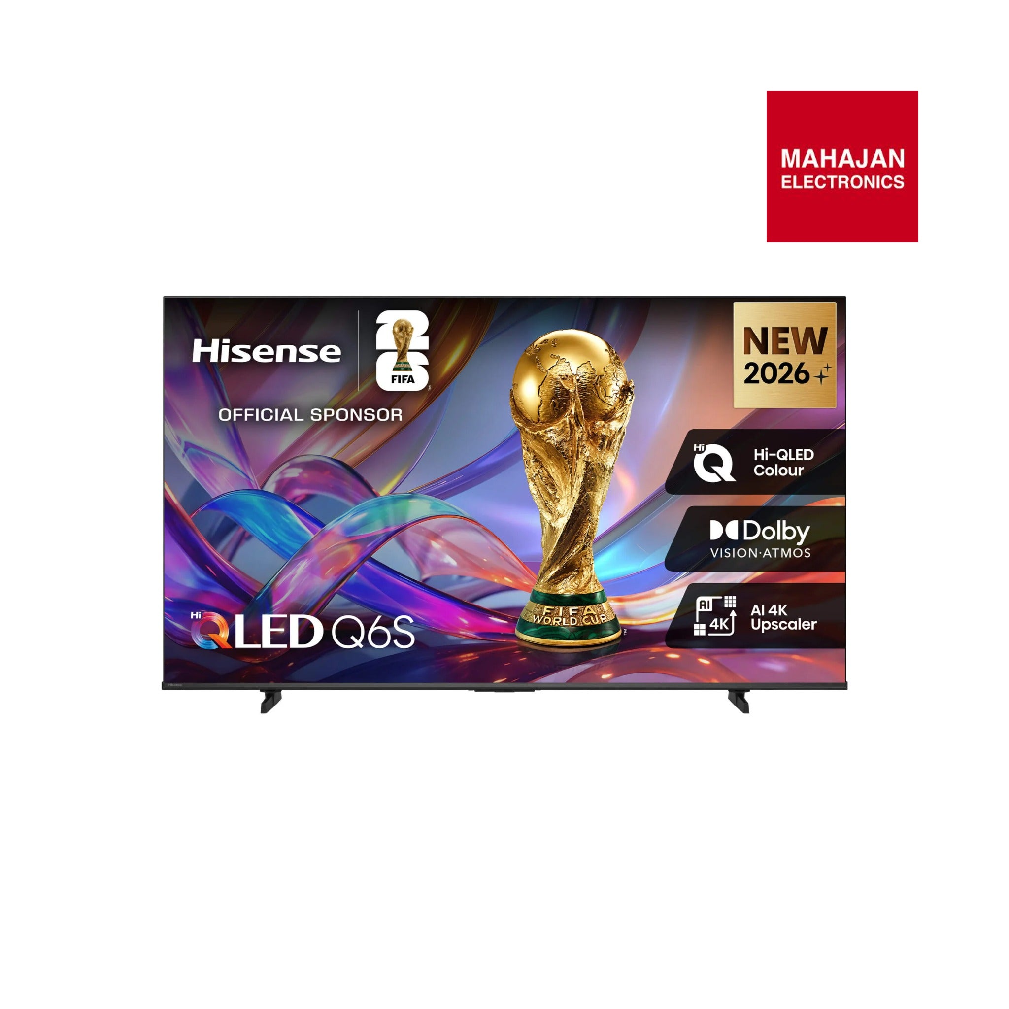 Hisense 75Q6S 75 Inch 4K Ultra HD Hi QLED Smart TV 2026-Online Mahajan Electronics