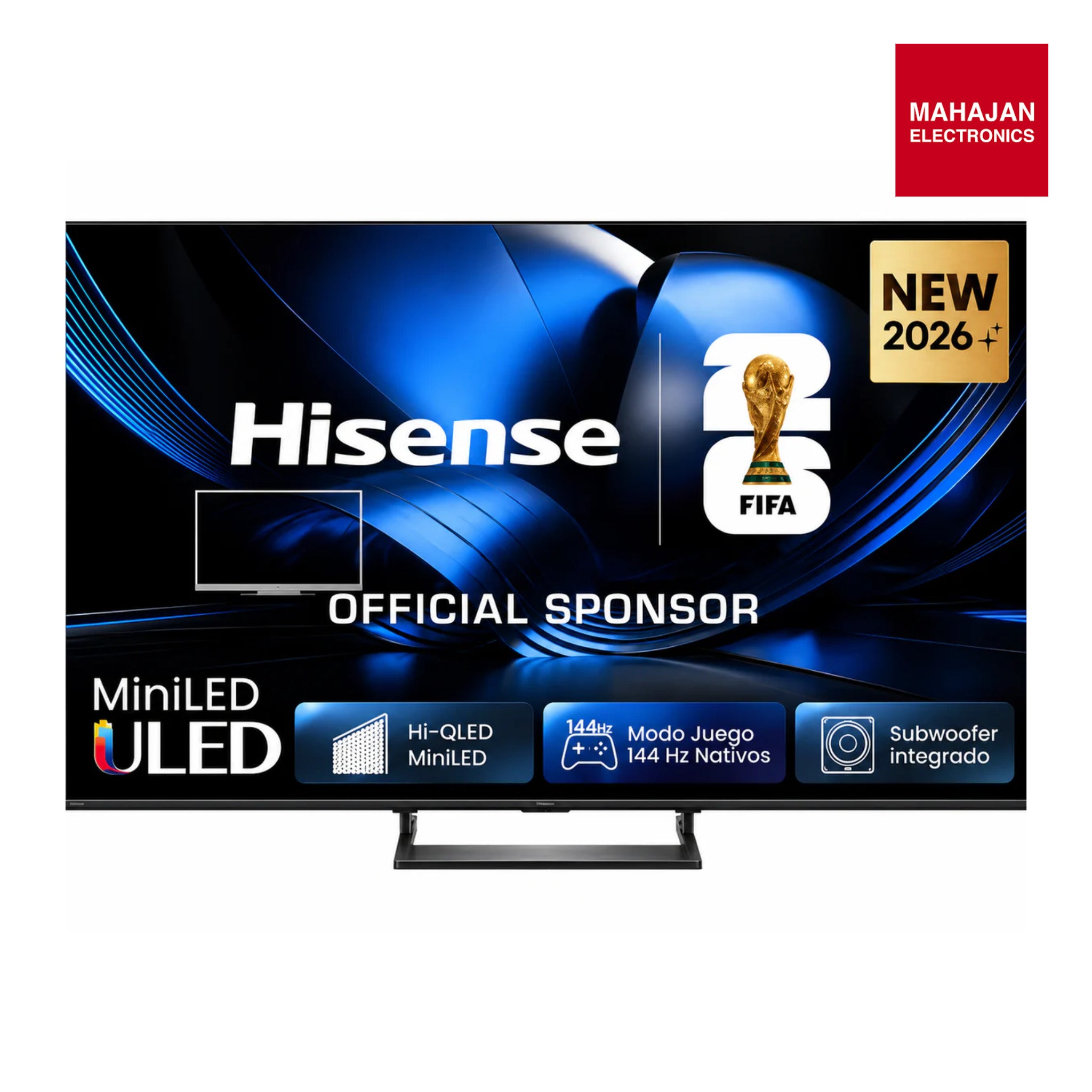Hisense 55U7SE  139.7 cm (55 inch) 4K Mini QLED VIDAA TV, Black Mahajan Electronics Online