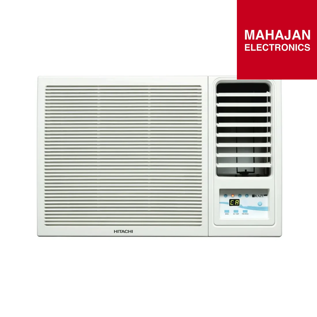 Hitachi RAW318HHEO 1.5 Ton 3 Star Inverter Window AC (Copper Condenser, R-32 Refrigerant, Wireless LCD Remote, White)