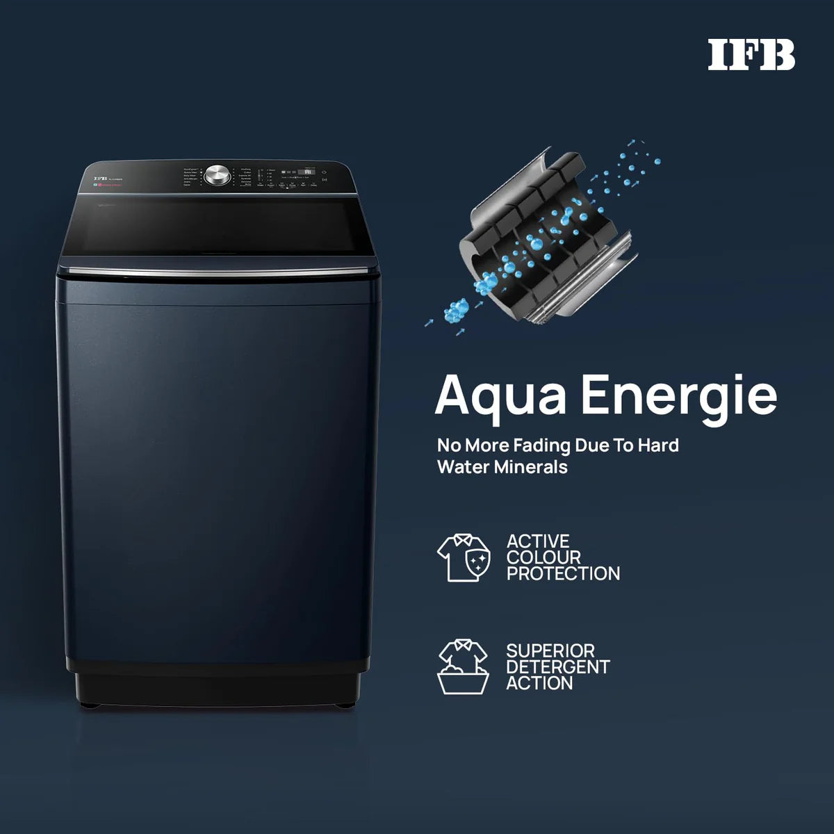IFB TL111RB2SID 11Kg 5 Star Inverter Fully Automatic Top Load Washing Machine (DeepClean,  Power Steam With In Built Heater, Royal Blue-Online Mahajan Electronics