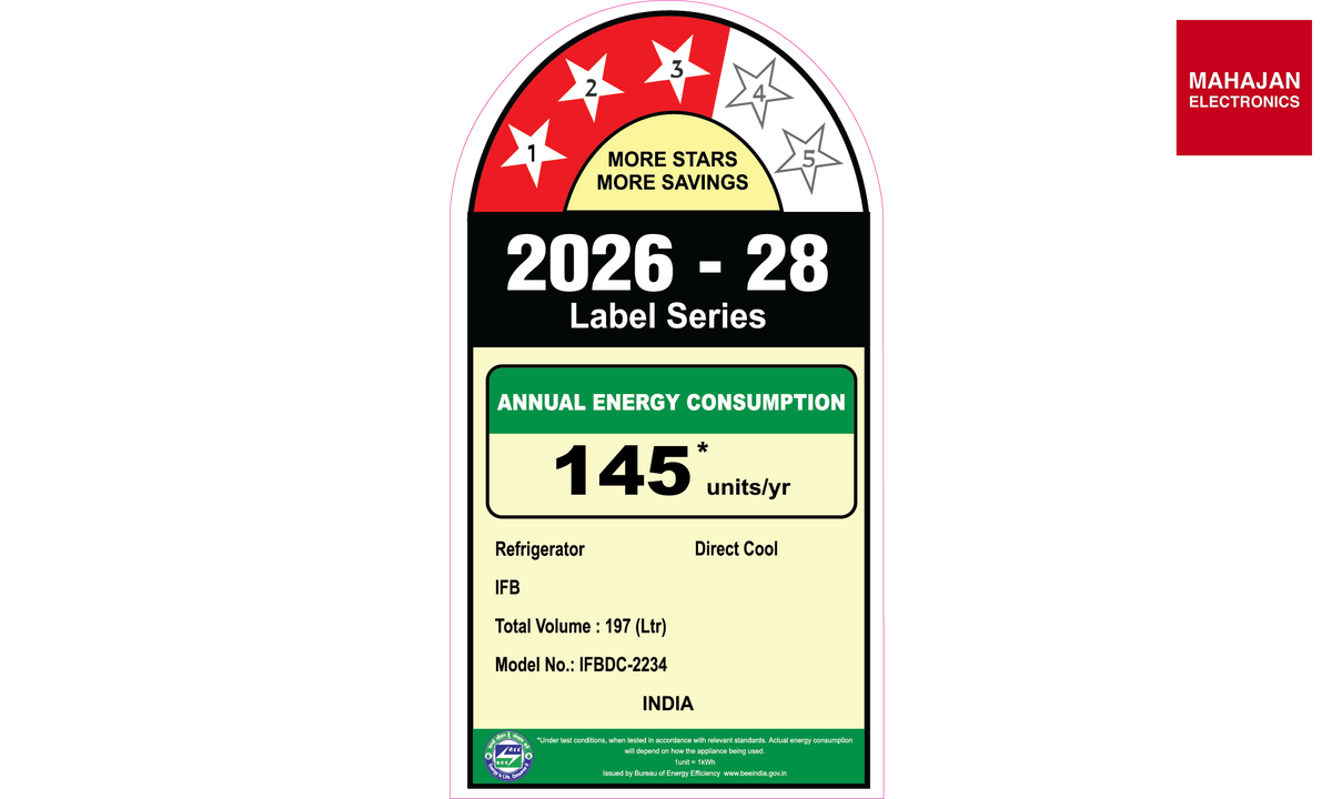 IFB IFBDC-223CISGD 197 L 3 Star Single Door Refrigerator Black Glass – Mahajan Electronics Online.
