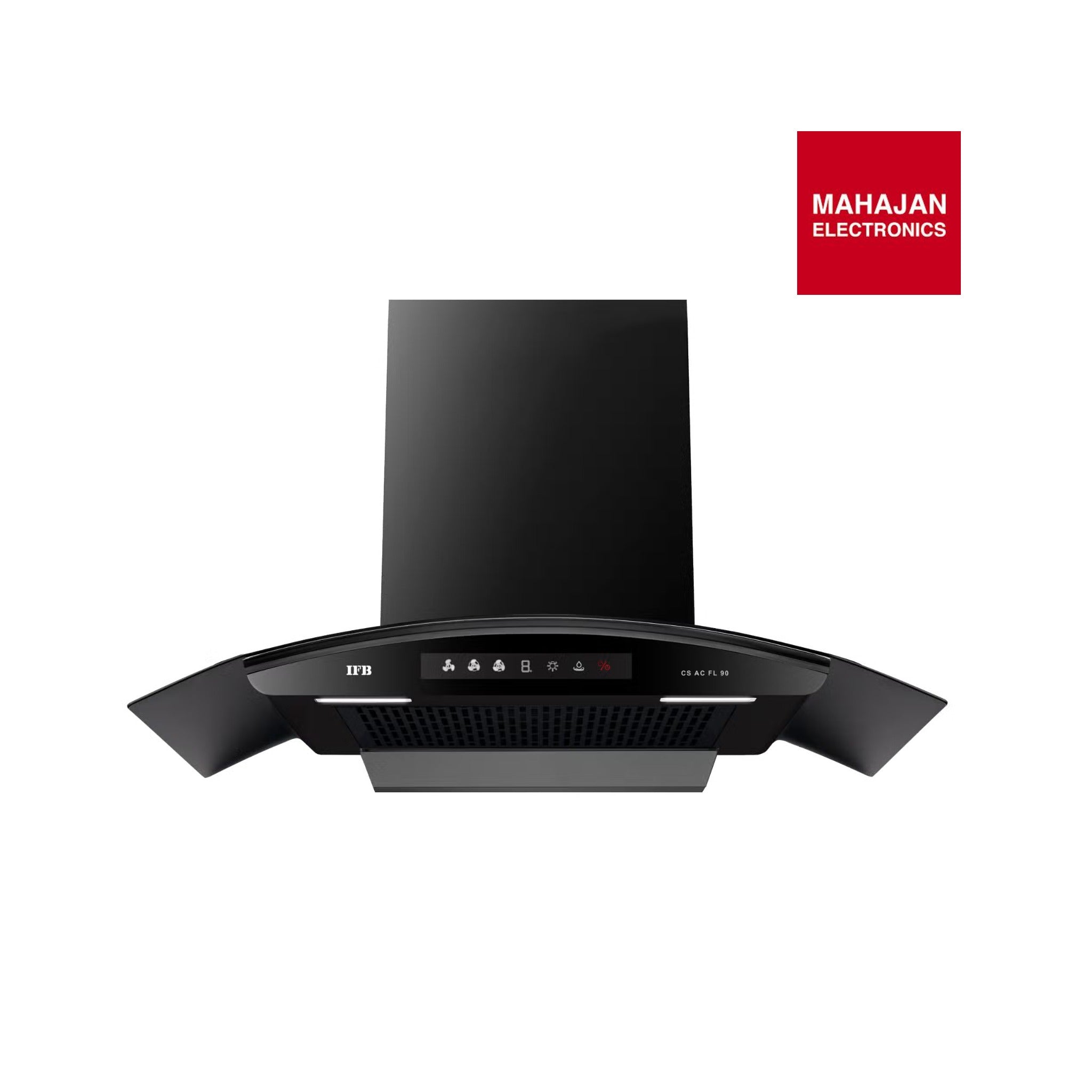 IFB CS AC FL PLUS 90, 90 cm Wall-Mounted Filterless Auto-Clean Kitchen Chimney with Hand Sensor & 3-Speed Motor-Online Mahajan Electronics