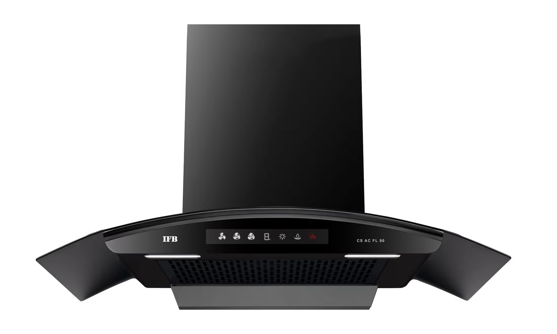 IFB CS AC FL PLUS 90, 90 cm Wall-Mounted Filterless Auto-Clean Kitchen Chimney with Hand Sensor & 3-Speed Motor-Online Mahajan Electronics