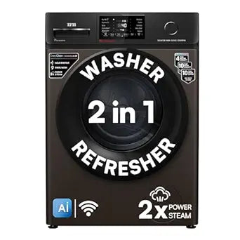 IFB SENATOR MBN 8012 CMS 8 Kg 5 Star, DeepClean® Technology, AI Powered, WiFi, Fully Automatic Front Load Washing Machine ( PowerSteam®, 9 Swirl, Steam Refresh, Inbuilt Heater, Eco Inverter, Mocha)-Online MAhajan Electronics