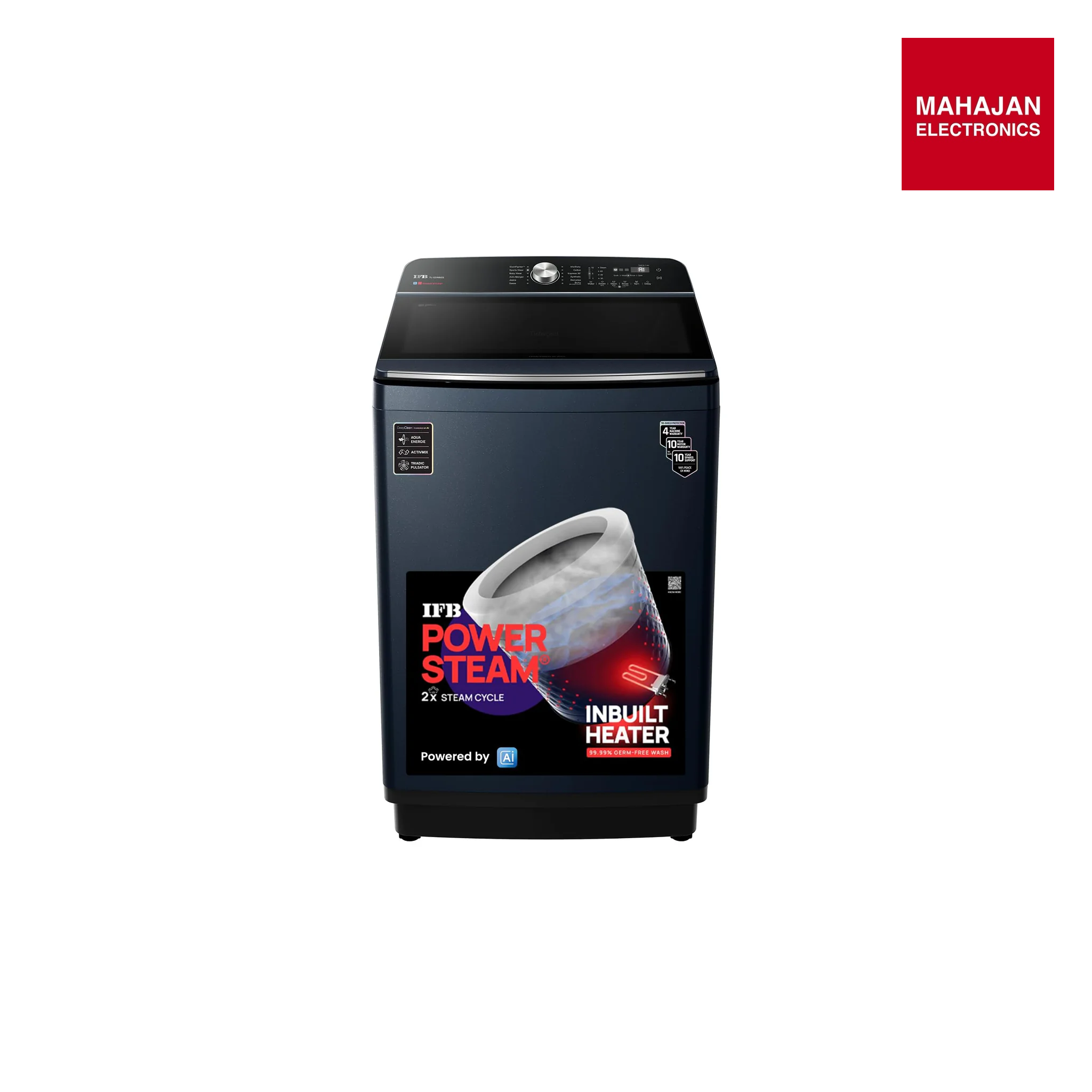 IFB TL-121RB2SID 12 kg Aqua Top Load Washing Machine Built-in Heater 720 rpm | Royal Blue Mahajan Electronics