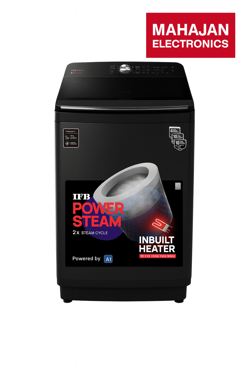 IFB TL121BL4SN 12 Kg 5 Star AI Powered Fully Automatic Top Load Washing Machine 