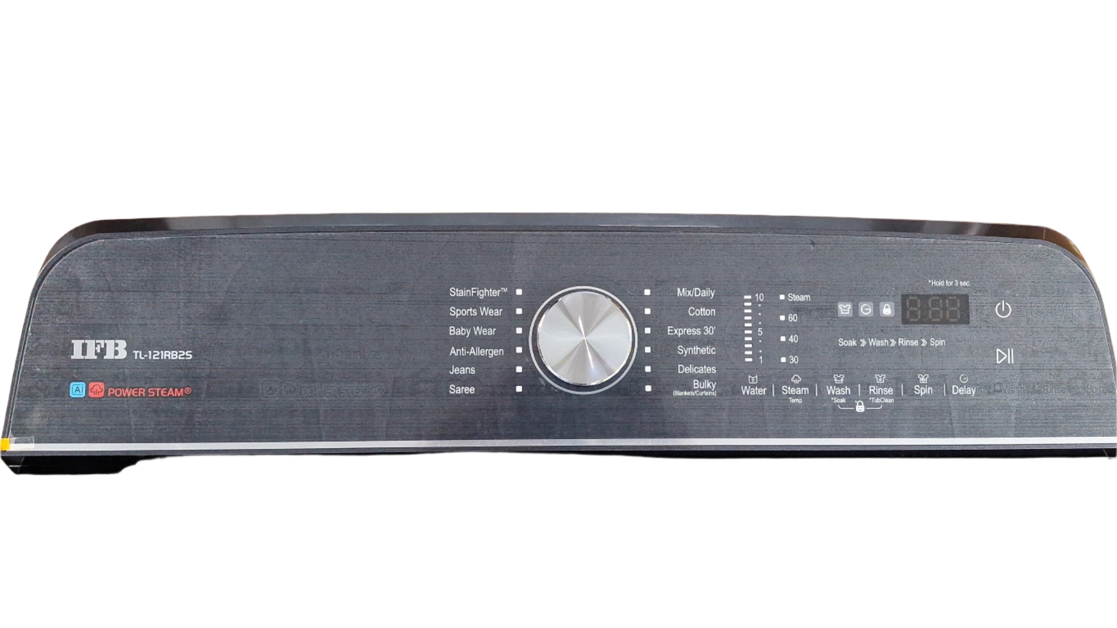IFB TL121RB2SN 12 kg Aqua Top Load Washing Machine Built-in Heater 720 rpm Dark Grey Mahajan Electronics Online