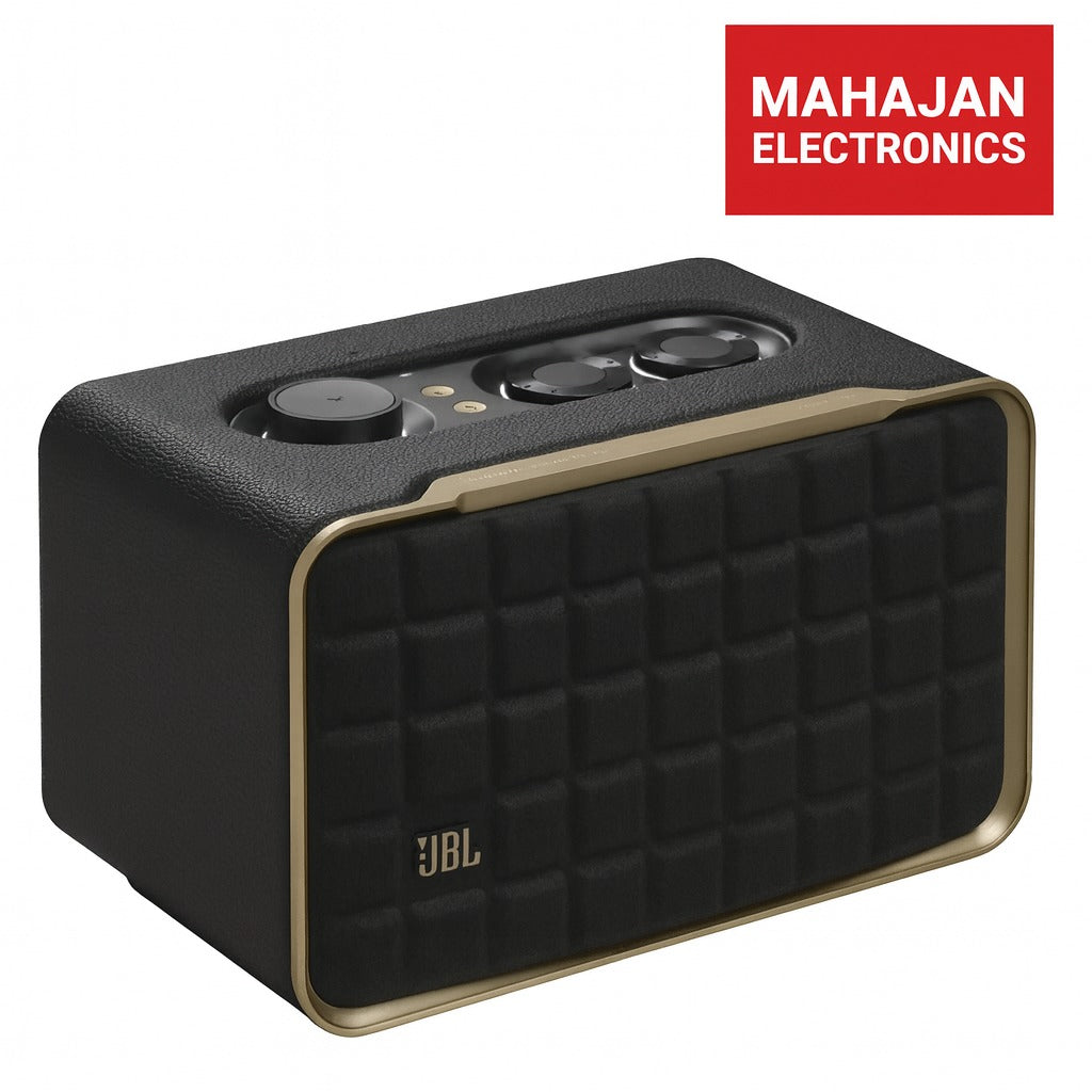 JBL AUTHENTICS 200 Smart home speaker with Wi-Fi, Bluetooth and Voice Assistants with retro design Mahajan Electronics Online