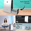 Sharp Plasmacluster Air Purifier with Humidification, for Rooms of up to 226 sq ft ‎KC-F30E-W - Mahajan Electronics Online