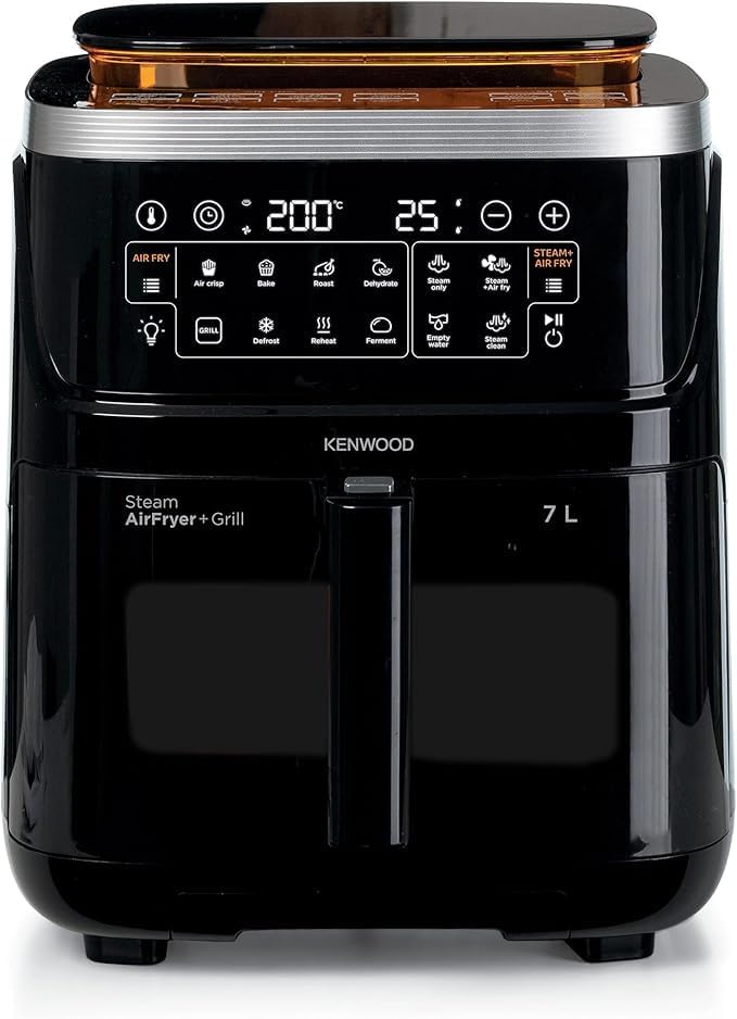 Kenwood HFS92.000BK 3-in-1 Air Fryer and Steamer with Window, 7 Liter Capacity Mahajan Electronics Online