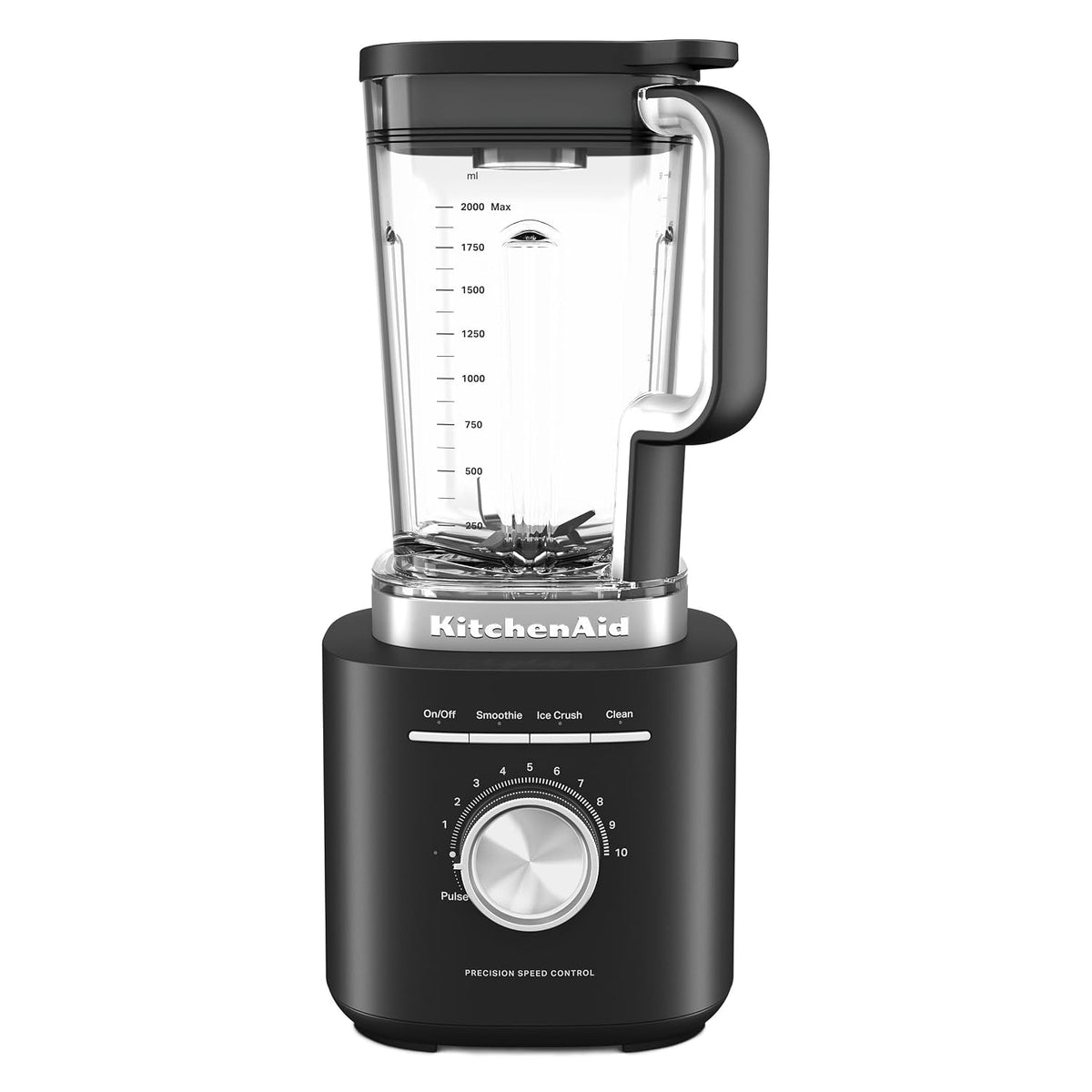 KitchenAid 5KSB2072DBM Pure Power Blender 2L with 10 Speeds, Smoothie, Ice Crush & Clean Cycle, BPA-Free Jar (Black Matte) – Mahajan Electronics Online.