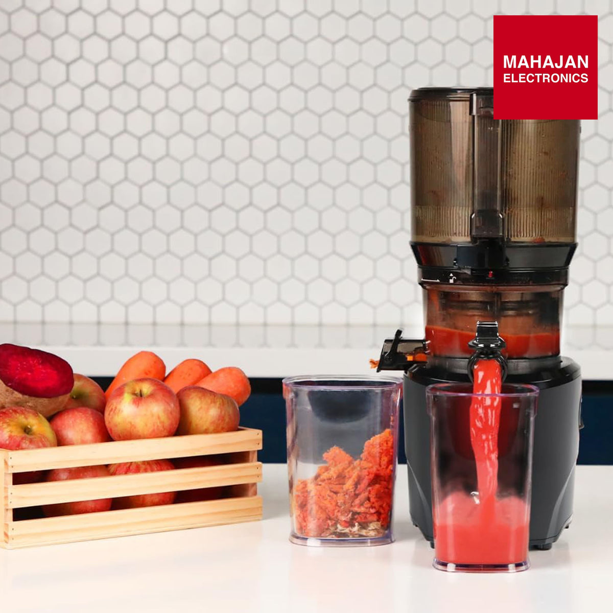Kuvings Auto10 whole fruit loading – Mahajan Electronics Online.