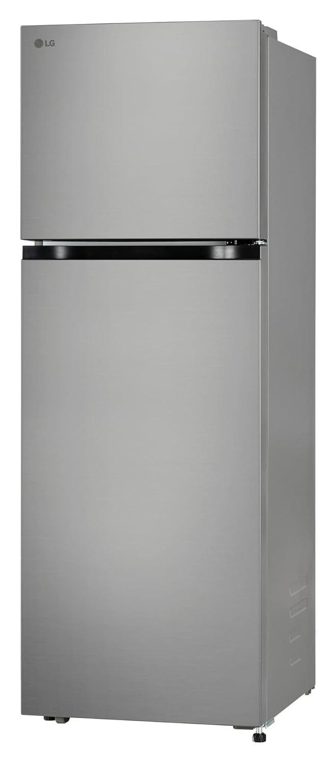 LG GLT2516WWPZ, 251 L, 1 Star, Frost-Free Smart Inverter Double Door Refrigerator with Smart Mode ( Shiny Steel, Multi Air Flow Cooling with Max Fresh Zone, 2026 Model)-Online Mahajan Electronics