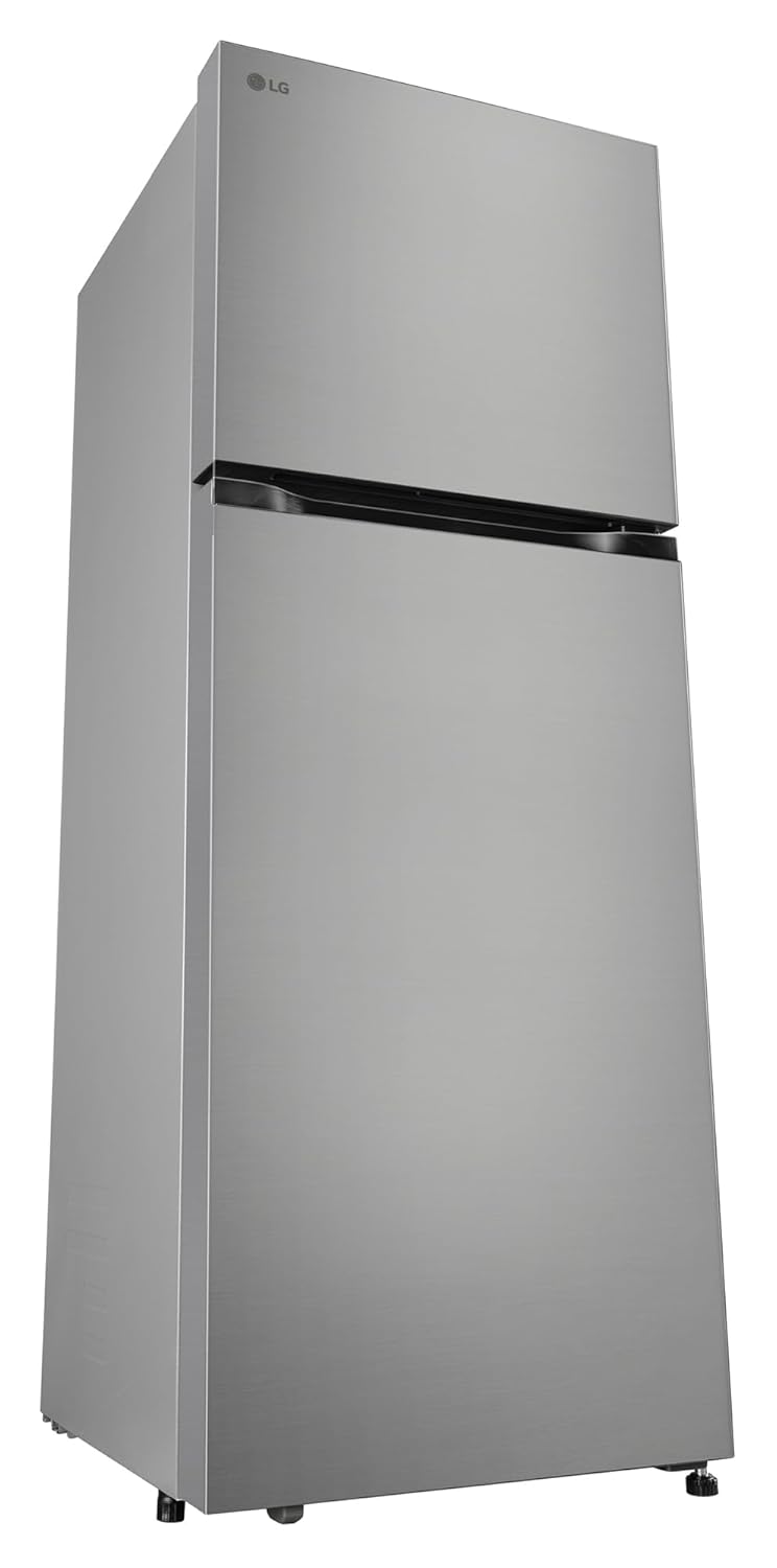 LG GLT2516WWPZ, 251 L, 1 Star, Frost-Free Smart Inverter Double Door Refrigerator with Smart Mode ( Shiny Steel, Multi Air Flow Cooling with Max Fresh Zone, 2026 Model)-Online Mahajan Electronics