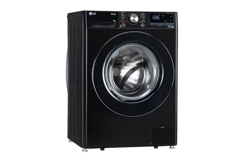 LG FHP1210Z3O, 10 Kg, 5 Star, AI DD Technology, Steam Wash, Wi-Fi, 6 Motion DD, Fully-Automatic Front Load Washing Machine ( Allergy Care, In-Built Heater, Touch Panel, 2026 Model, Onyx Black)-Online Mahajan Electronics