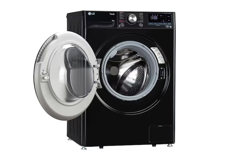 LG FHP1210Z3O, 10 Kg, 5 Star, AI DD Technology, Steam Wash, Wi-Fi, 6 Motion DD, Fully-Automatic Front Load Washing Machine ( Allergy Care, In-Built Heater, Touch Panel, 2026 Model, Onyx Black)-Online Mahajan Electronics