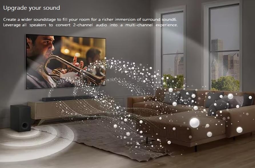 LG S70TR 5.1.1 Channel Soundbar with Dolby Atmos, Wireless Rear Speakers & Subwoofer | 500W | WOW Orchestra | Black-Online Mahajan Electronics