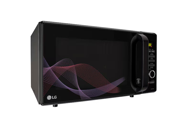 LG MJ2887BHTM  28L Charcoal Convection Microwave Oven, 271 Auto Cook Menu, Diet Fry™, Black. Mahajan Electronics Online