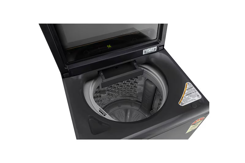 LG T90KMMB3Z 9Kg Top Load Washing Machine, Hard Water Wash, Middle Black, 5 Star-Online Mahajan Electronics