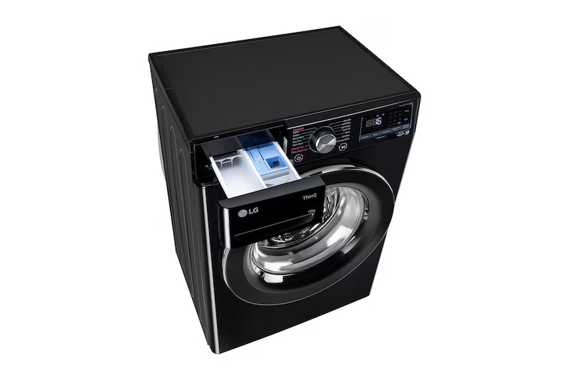 LG FHP1210Z3O, 10 Kg, 5 Star, AI DD Technology, Steam Wash, Wi-Fi, 6 Motion DD, Fully-Automatic Front Load Washing Machine ( Allergy Care, In-Built Heater, Touch Panel, 2026 Model, Onyx Black)-Online Mahajan Electronics
