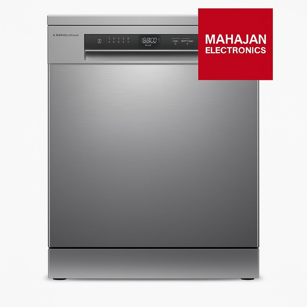 Lloyd LDWF14PSB1IC Puro Hygiene Dishwasher (14 Place Settings, 70°C Hot Wash, Infinity Cutlery Drawer, Silver)