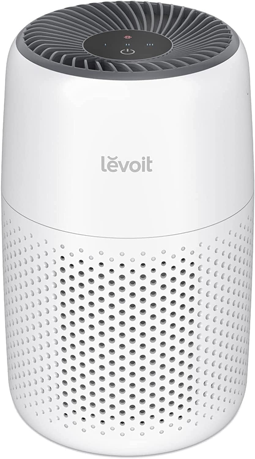 LEVOIT Core Mini Air Purifier For Coverage Area 183 Sq Ft, H13 Truehepa Filter, Remove 99.97% Dust, Smoke, & Pollen, With Fragrance Sponge, (2 Years Warranty), White MAHAJAN ELECTRONICS ONLINE